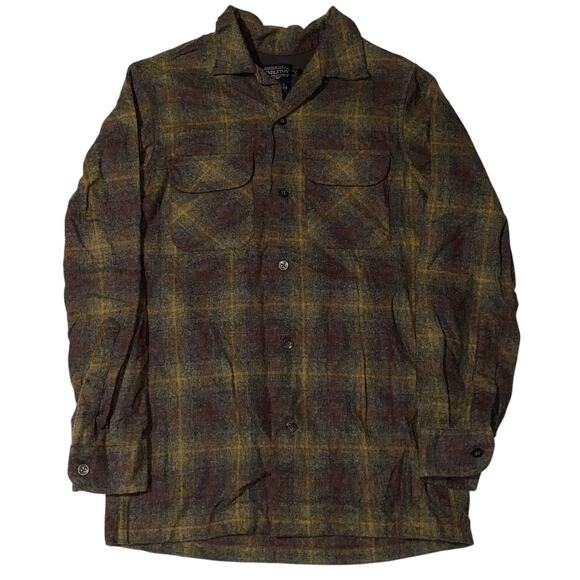 Pendleton The Original Board Shirt 100% Virgin Wool Button Down Men’s S Fitted - Picture 2 of 11